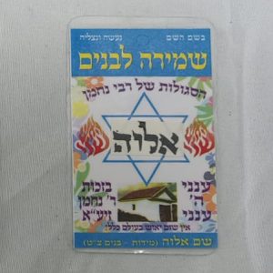 קמיע סגולה לשמירה לבנים
